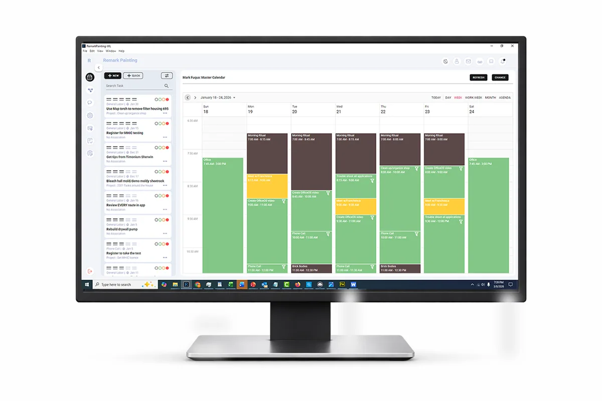 WINWINI OfficeOS Desktop application screenshot