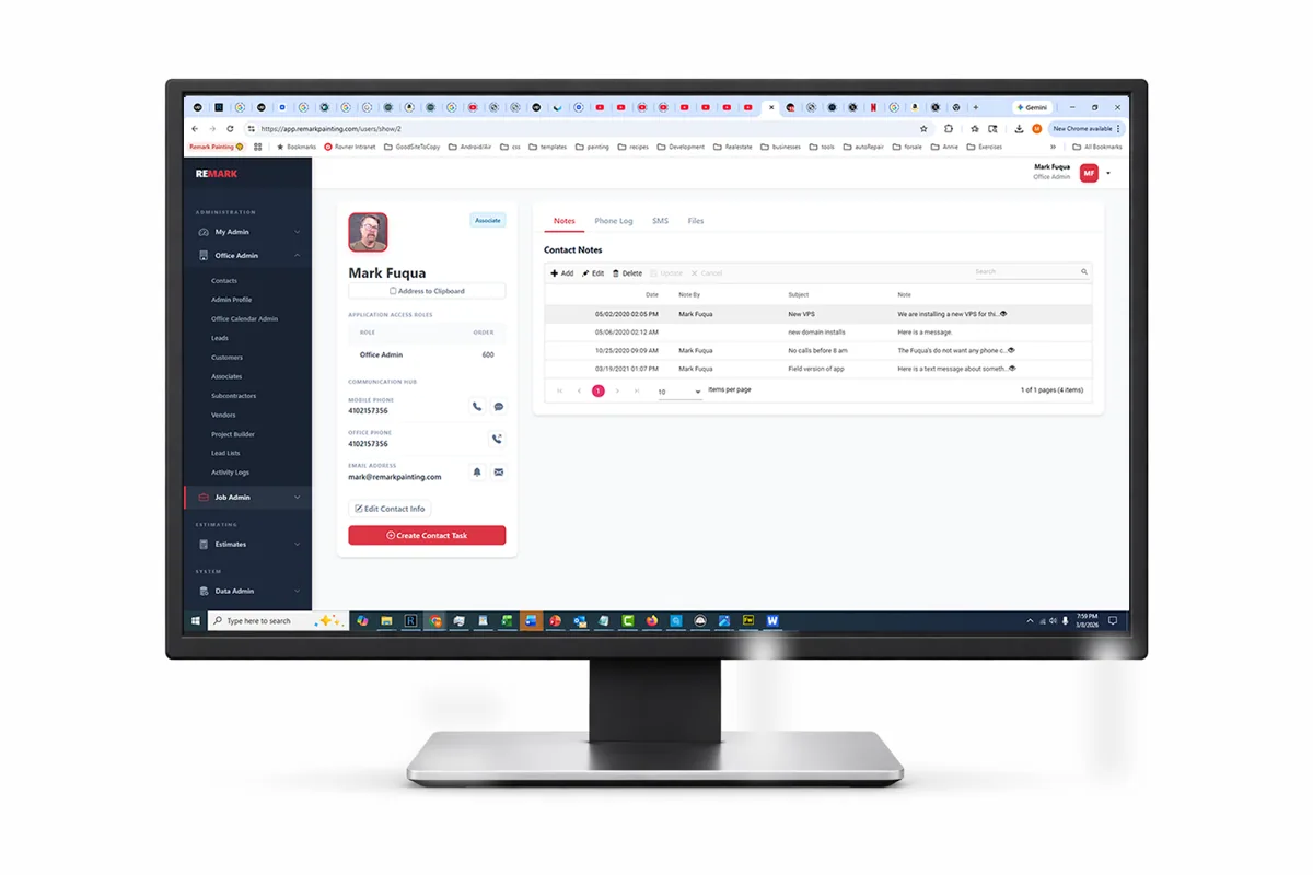 WINWINI Web Application application screenshot