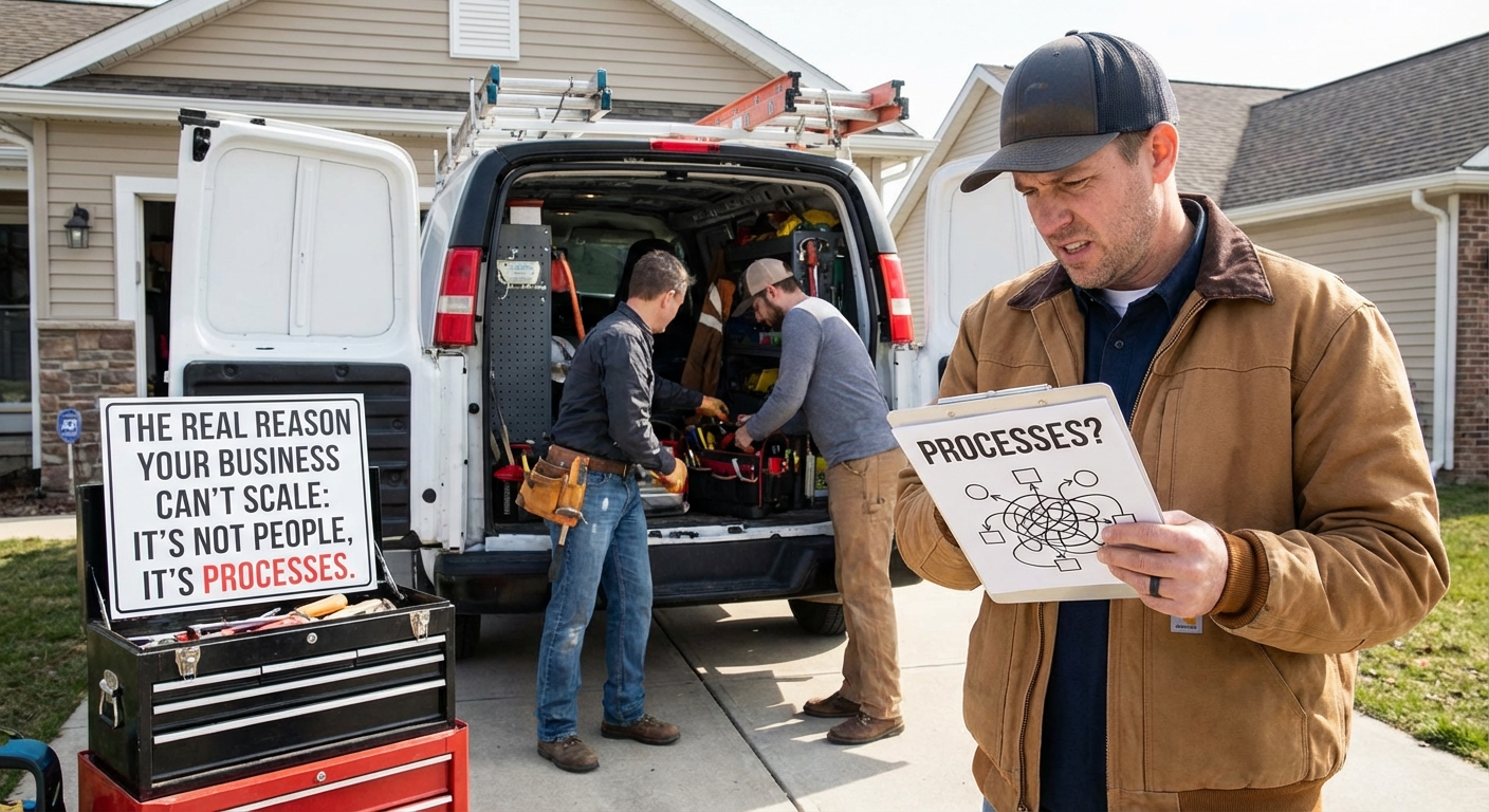 The Real Reason Your Business Can’t Scale: It’s Not People, It’s Processes